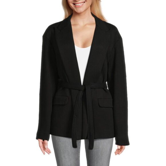BA&SH Lady Belted Blazer Style Jacket Black X-Small - Picture 1 of 6